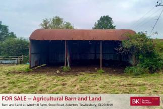 Land And Barn At Windmill Farm Stow Road