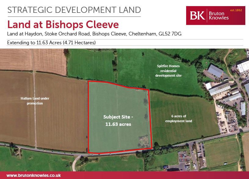 Strategic Land, Bishops Cleeve, Stoke Orchard Road, Cheltenham, Gloucestershire, GL52
