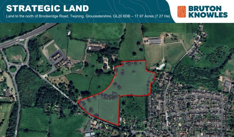Land On The North Side Of, Brockeridge Road, Twyning, Tewkesbury, South West, GL20