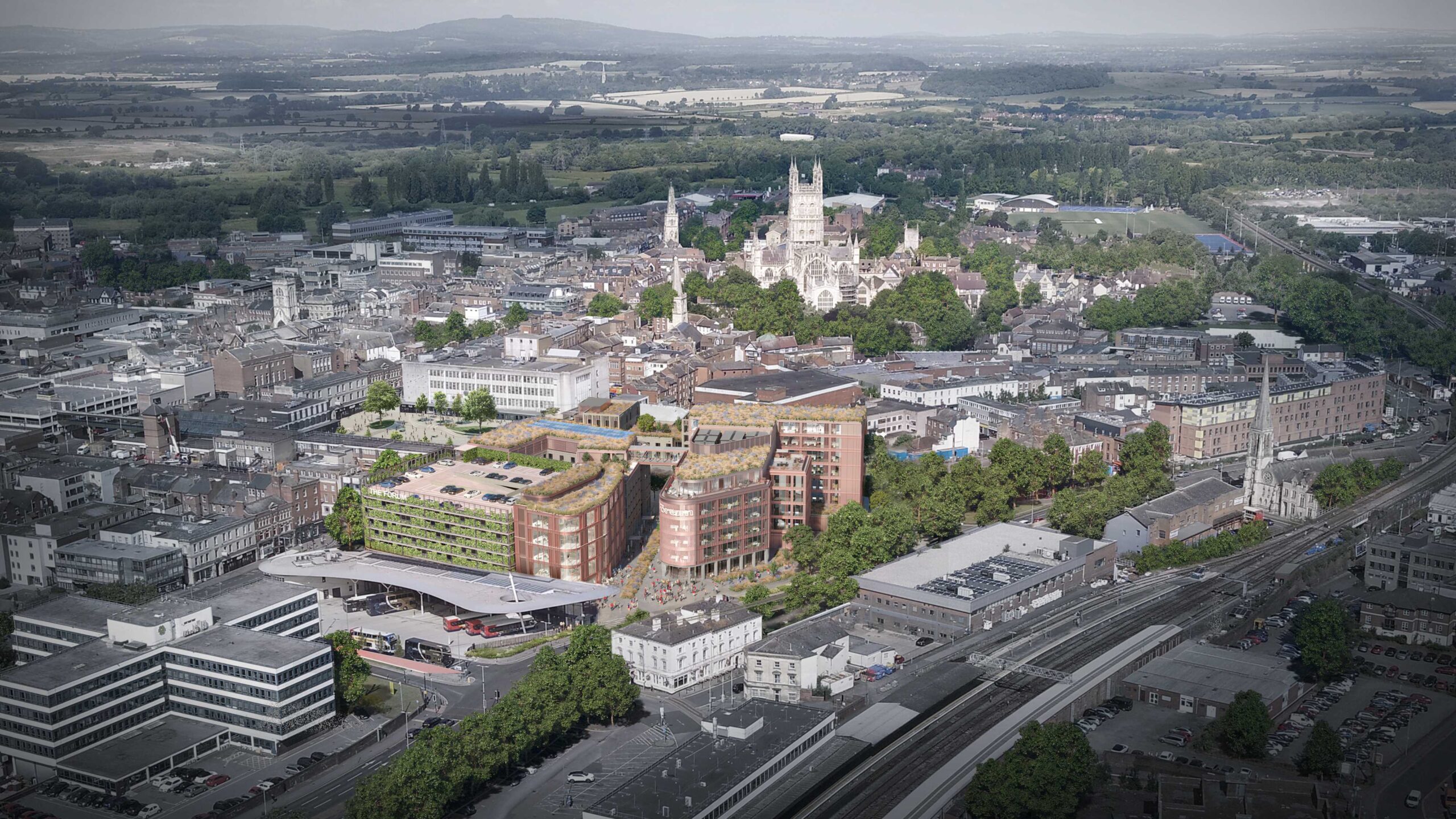 One Cathedral View, The Forum, Gloucester, Gloucestershire, GL1