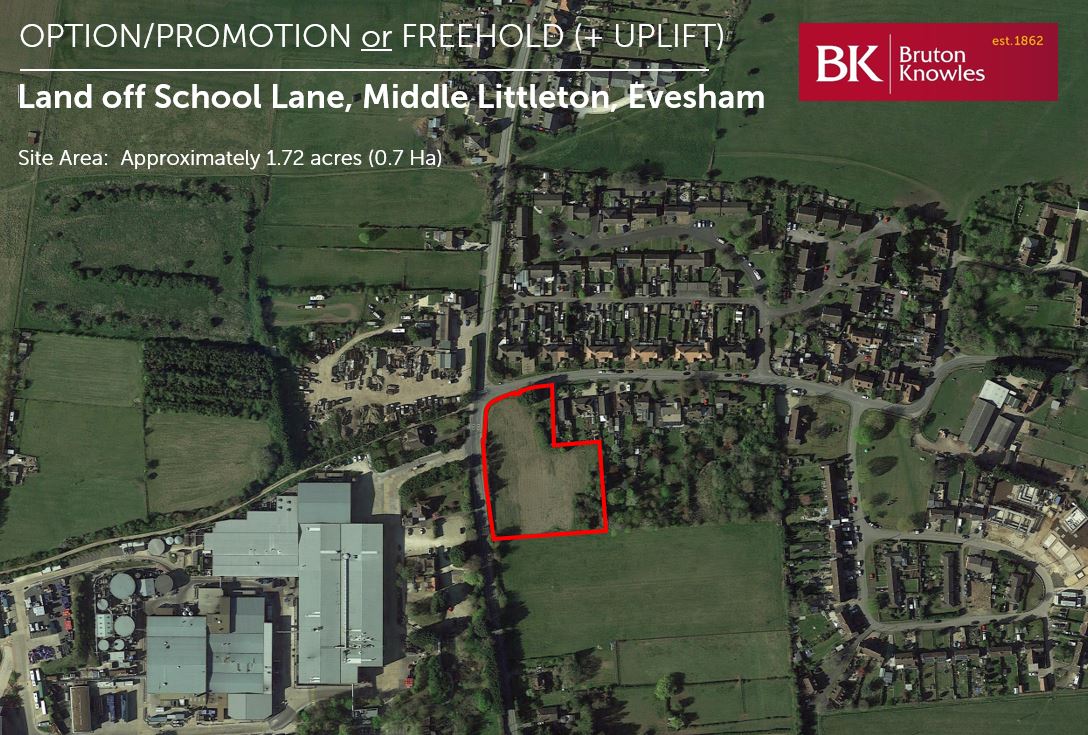 Land Off School Lane, Middle Littleton, Evesham, Worcestershire, WR11