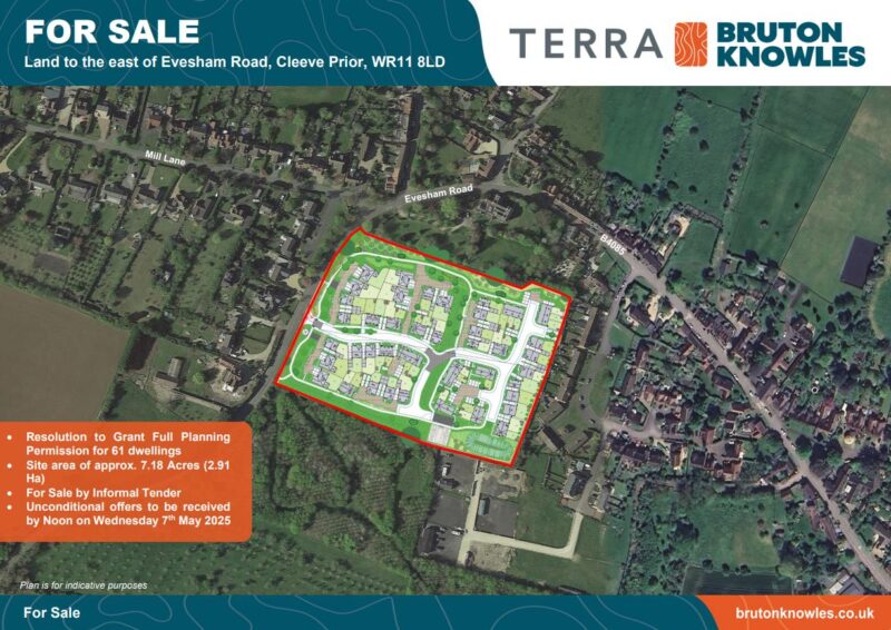 Land To The East Of Evesham Road, Cleeve Prior, Evesham, Worcestershire, WR11