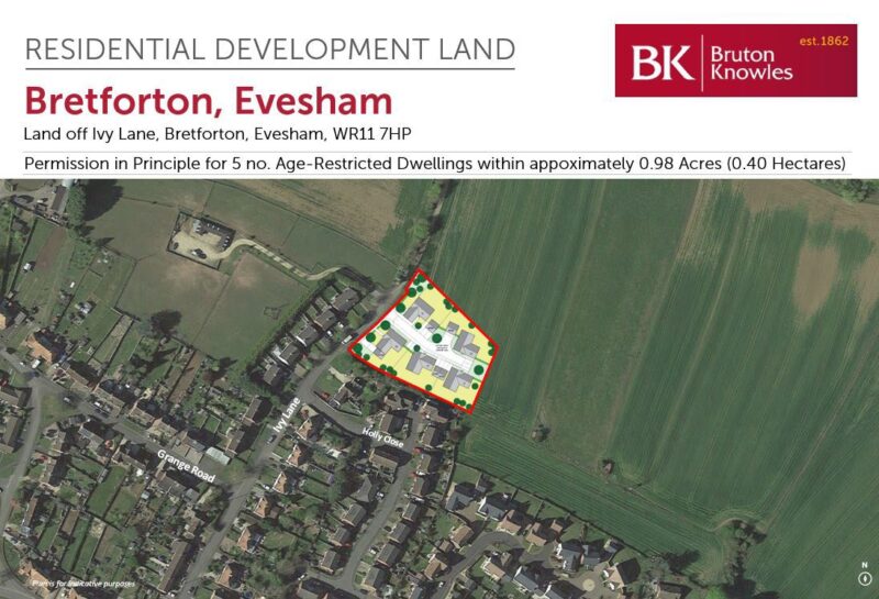 Residential Development Opportunity , Bretforton, Ivy Lane, Evesham, Worcestershire, WR11