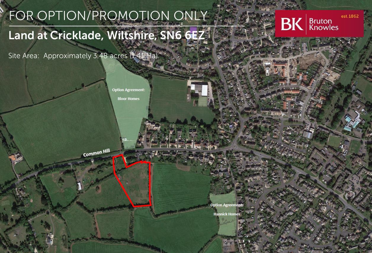 Land On The South Side Of Common Hill, Cricklade, Wiltshire, SN6