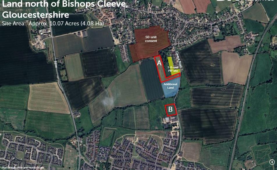Strategic Land , North Of Bishops Cleeve , West Of Cleeve Road, Cheltenham, Gloucestershire, GL52