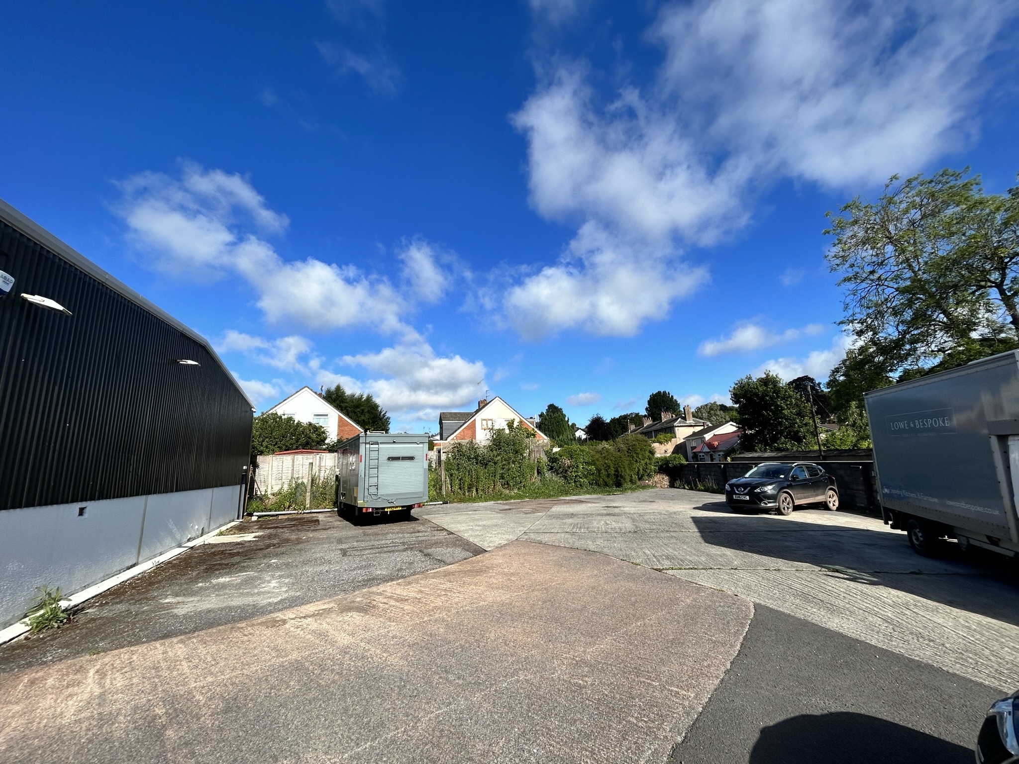 Secure Yard Space, East Town Park, Mill Street, Crediton, Devon, EX17 1HL