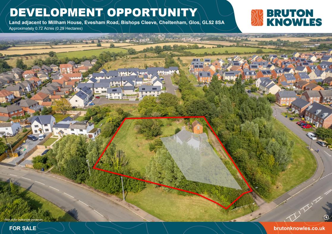 Land Adjacent To Millham House, Evesham Road, Bishops Cleeve, Cheltenham, Gloucestershire, GL52
