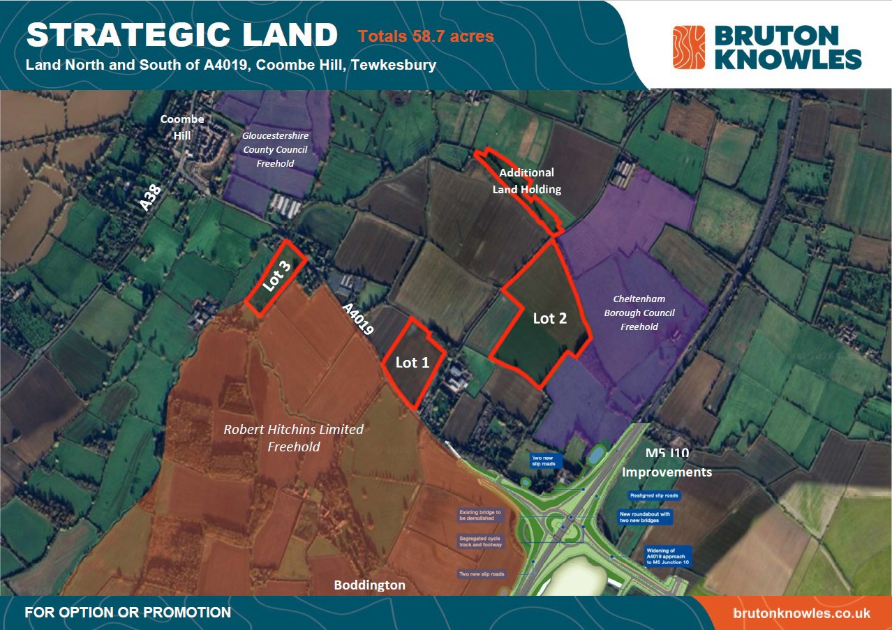 Land North And South Of A4019 Coombe Hill,  , Tewkesbury