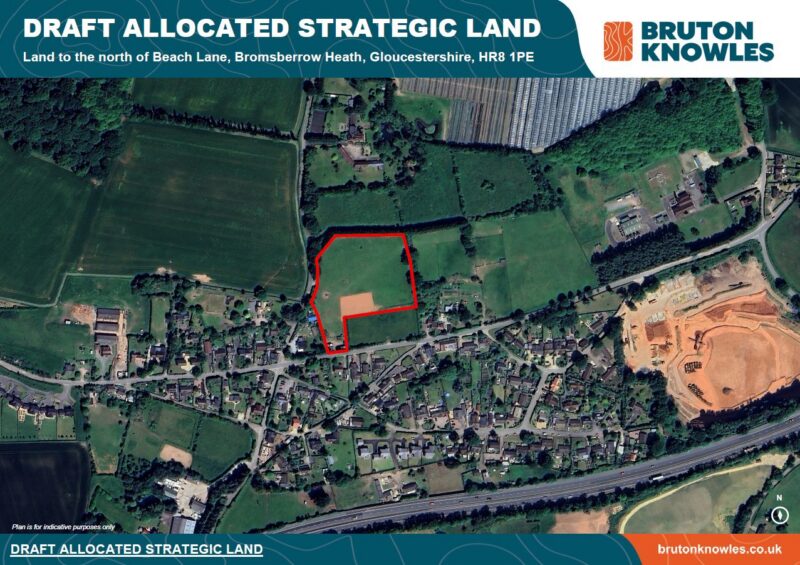 Land To The North Of Beach Lane, Bromsberrow Heath, Gloucestershire, HR8