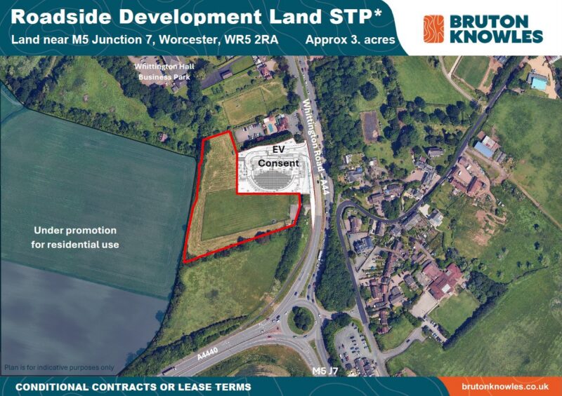 Roadside Development Land, , Near To M5 Junction 7, Worcester, WR5