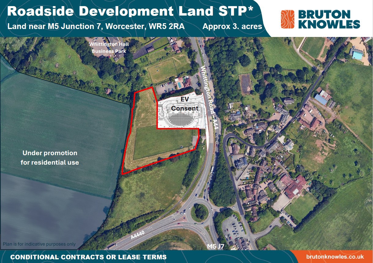 Roadside Development Land  Near To M5 Junction 7, Worcester, WR5 2RA