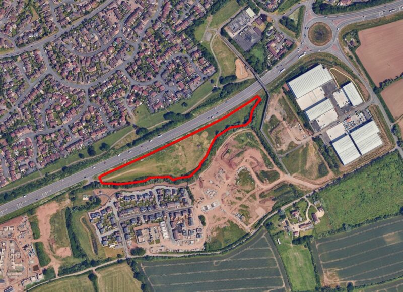 Amenity Land, A4440 Broomhall Way, Broomhall, Worcester, Worcestershire, WR5